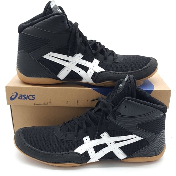 Asics Matflex 7 Men\'s Wrestling Martial Art Shoes Size 12 Black New main image 6